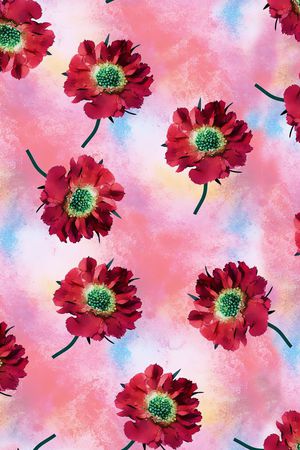 复古印花华亿平台图片