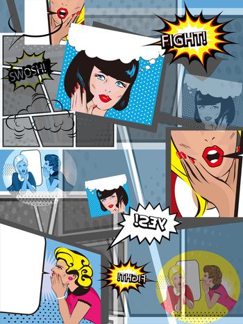 526245-漫画人物表情文字