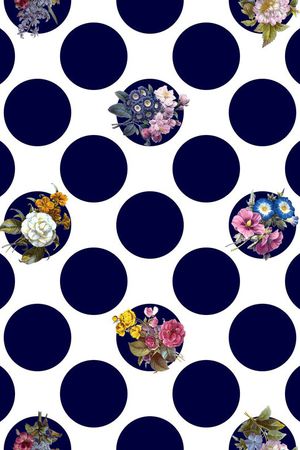 波点大牌玫瑰花 女装 衬衣 连衣裙 雪纺 印花 几何 碎花 小碎花 大花 方块 衬衫印花 简单 时尚 大牌 潮流印花 女装印花 传统印花 T恤印花 波点 圆点印花华亿平台图片