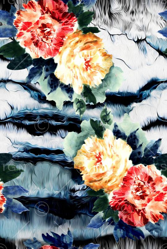 服装设计印花华亿平台图片