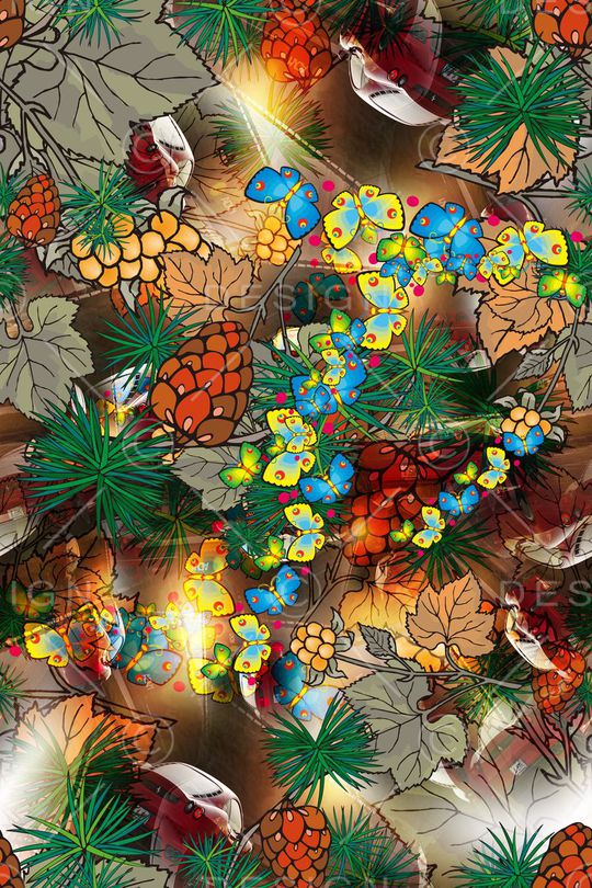 动物昆虫印花华亿平台图片