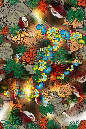 动物昆虫印花华亿平台图片