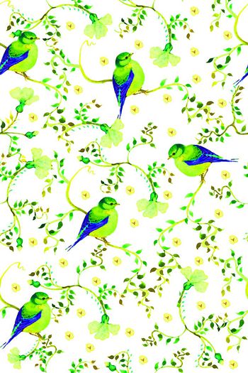 526313-中国风水彩花卉鸟