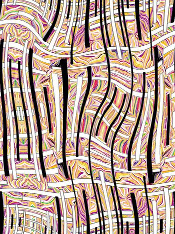 526371-原创 抽象 多彩几何 组合 服装 