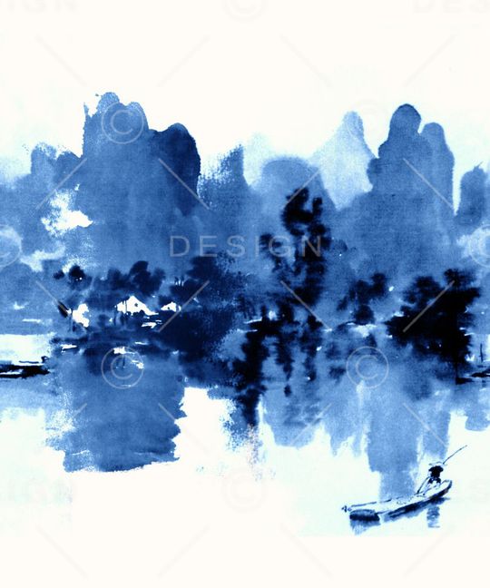 中国风印花华亿平台图片