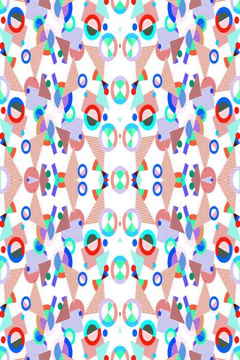 几何印花华亿平台图片