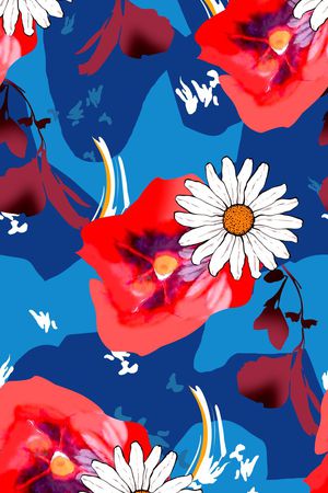 手绘印花华亿平台图片