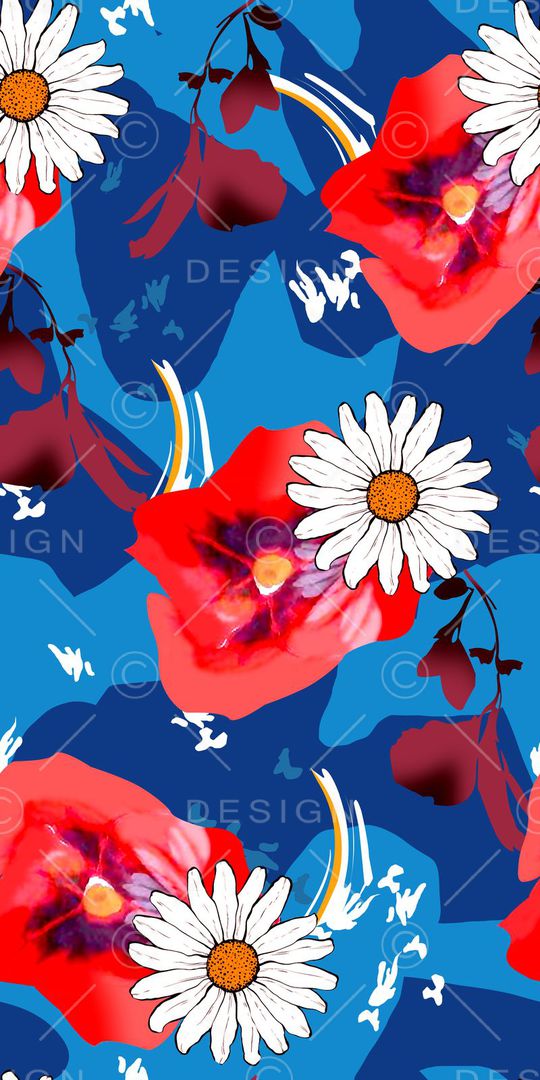 手绘印花华亿平台图片