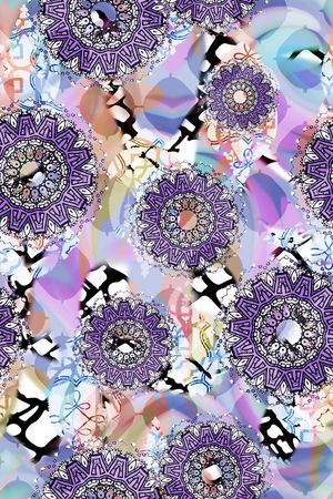 几何印花华亿平台图片