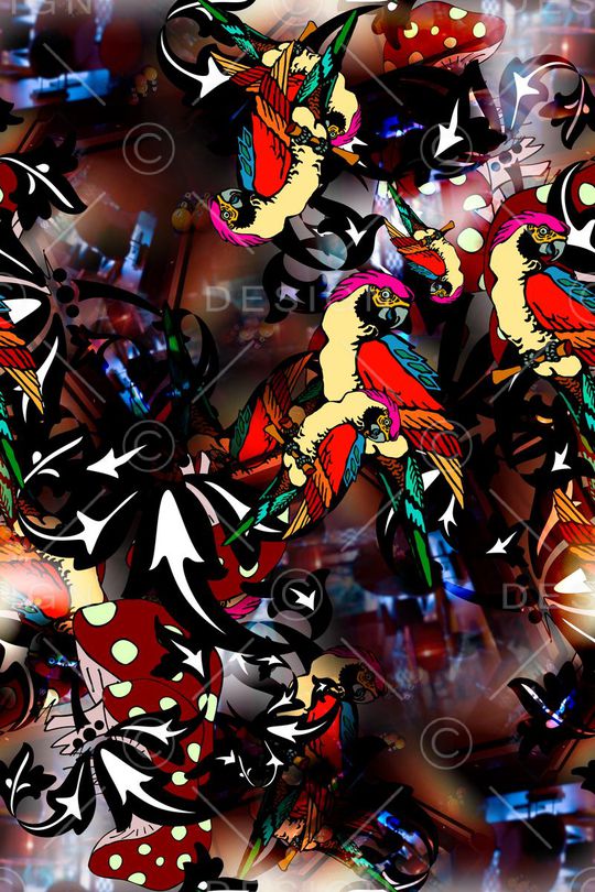 春夏印花华亿平台图片