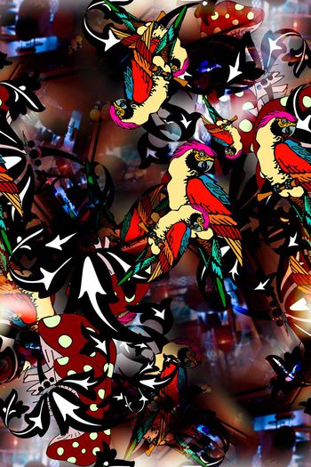 春夏印花华亿平台图片