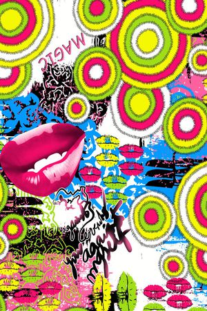 少女衣裙系列印花华亿平台图片