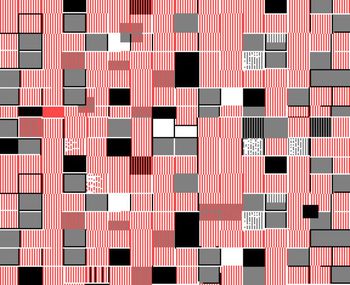 几何图印花华亿平台图片