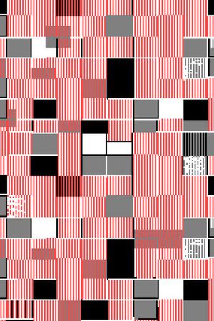 几何图印花华亿平台图片