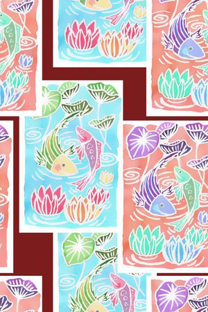 复古印花华亿平台图片