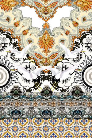 波西米亚印花华亿平台图片