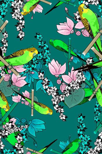 春夏季新华亿平台印花华亿平台图片