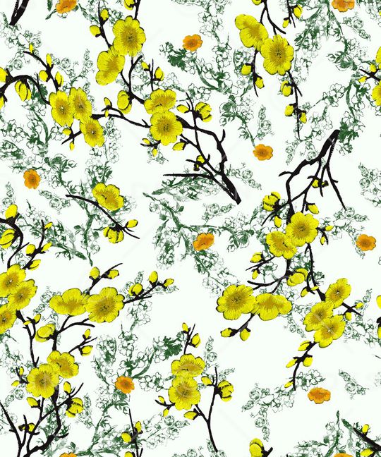 中国风印花华亿平台图片