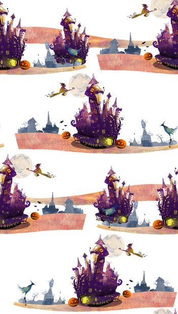 526694-万圣节城堡