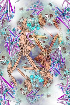 衬衣清新脱俗印花华亿平台图片