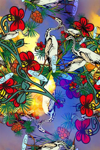 时尚印花华亿平台图片