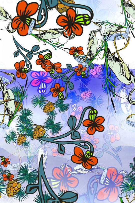 时尚印花华亿平台图片