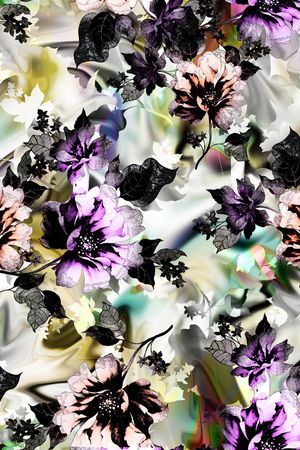 中国风印花华亿平台图片