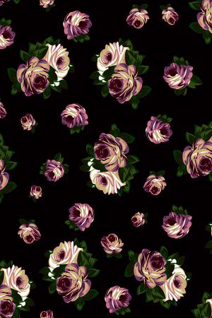 黑底印花华亿平台图片