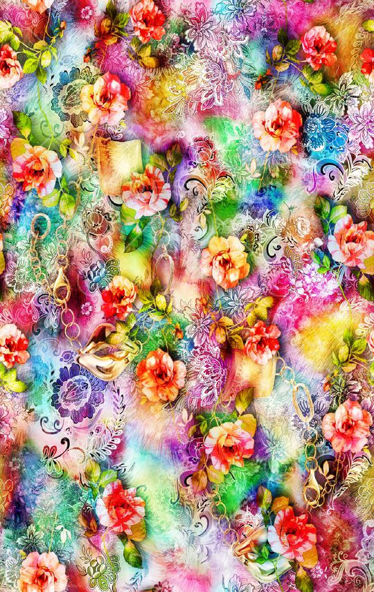 抽象印花华亿平台图片