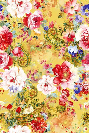 碎花印花华亿平台图片