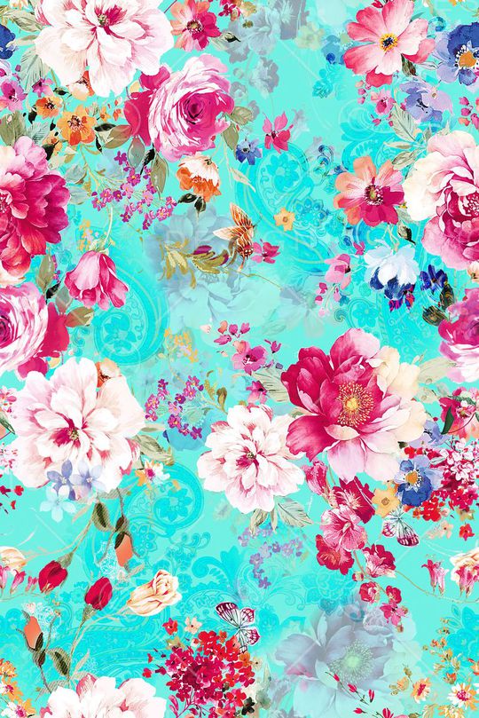 碎花印花华亿平台图片