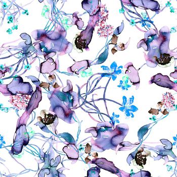 526973-水墨晕染花朵