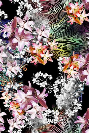 花组合印花华亿平台图片