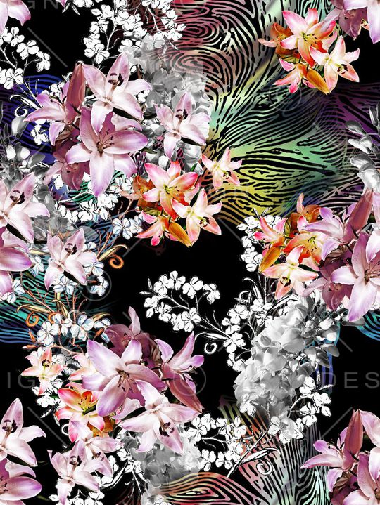 花组合印花华亿平台图片