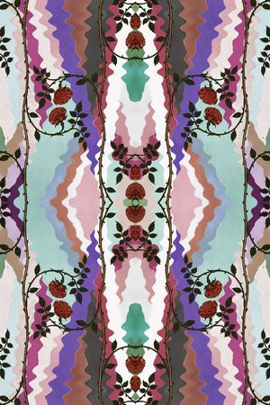 波西米亚印花华亿平台图片