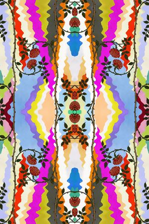 波西米亚印花华亿平台图片