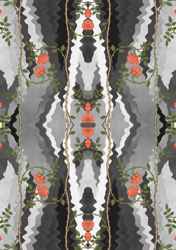 527072-藤条花几何波西米亚