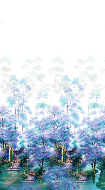 527076-时尚 油画 风景 定位 女装  数