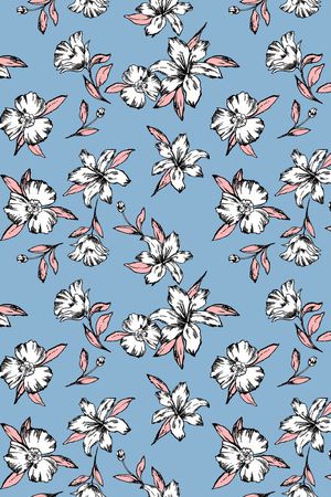 复古 田园 清新印花华亿平台图片