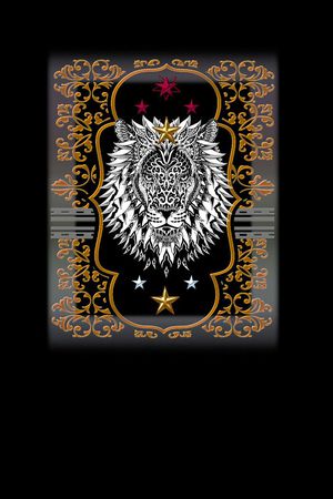 复古印花华亿平台图片