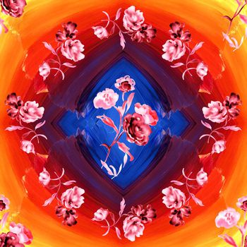 527229-流行时尚潮流女装炫丽水彩花卉3