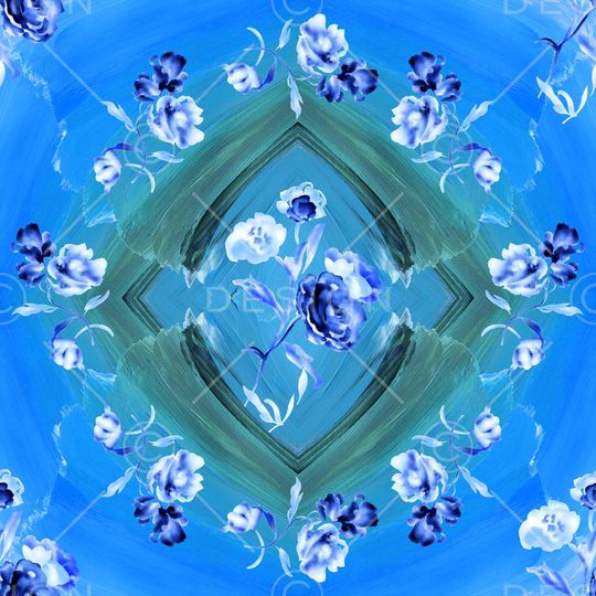 中国风印花华亿平台图片