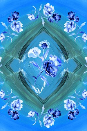 中国风印花华亿平台图片