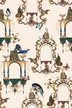 欧式印花华亿平台图片