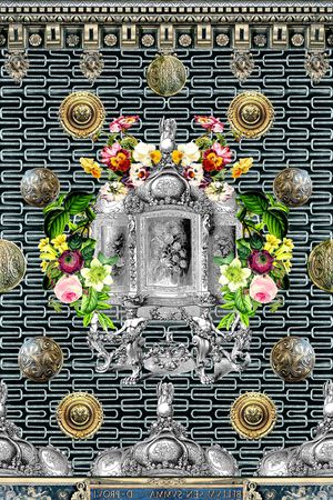 欧式印花华亿平台图片