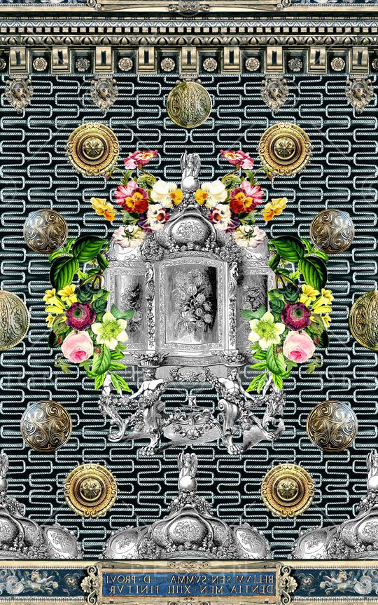 欧式印花华亿平台图片