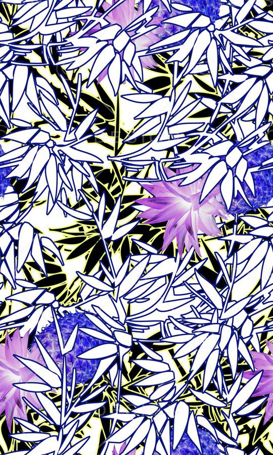 自然写意印花华亿平台图片