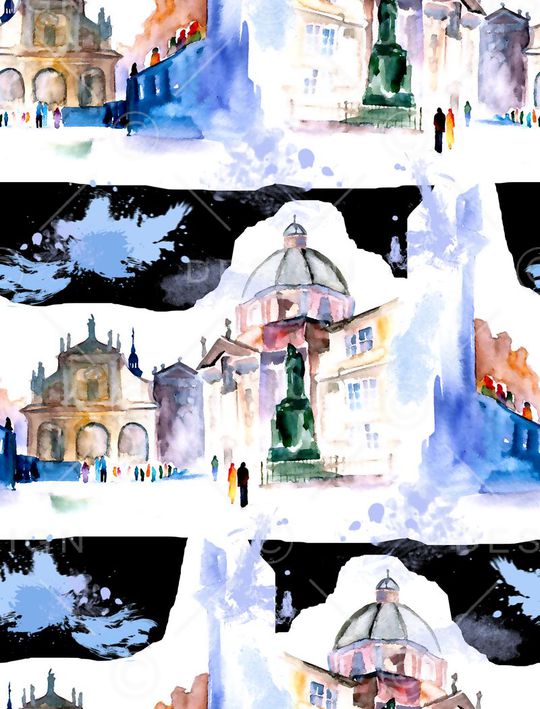 风景印花华亿平台图片