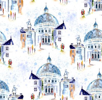 527310-流行时尚潮流水彩建筑清新花卉3