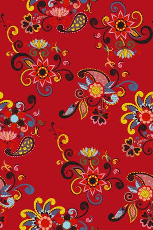 民族风印花华亿平台图片